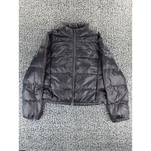J Crew Women's Winter Puffer Coat  Black  Insulated Size Small‎ Nylon